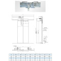 Mitsubishi Type lift door operator, VVVF AC Asynchronous Center Opening door operator, Two Panel Operator System